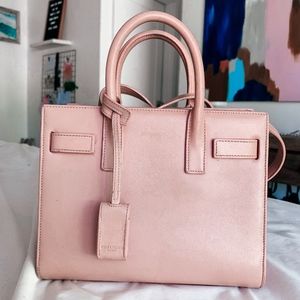 SAINT LAURENT Nano Sac De Jour Pale Pink